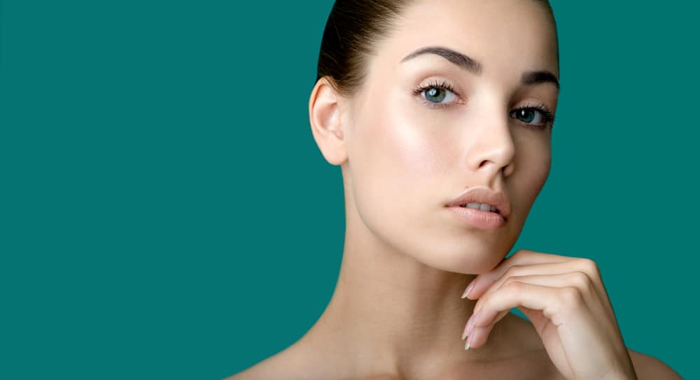 Woman with nice lifted brows after a brow lift in Newport Beach, CA