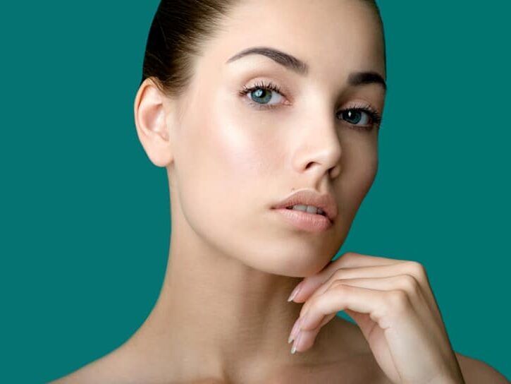 Woman with nice lifted brows after a brow lift in Newport Beach, CA Woman with nice lifted brows after a brow lift in Newport Beach, CA